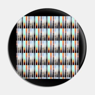 Beautiful Shades of Rainbow Colors in Vertical Stripes Seamless Pattern Pin