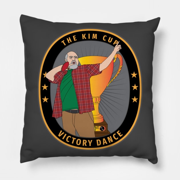 Kim's Convenience Appa Victory Dance Pillow by AltTabStudio