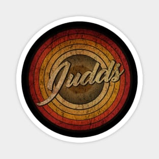 arjunthemaniac, circle retro faded The Judds Magnet