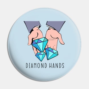 Diamond Hands - Crypto Design Pin