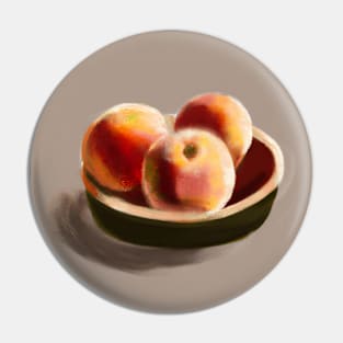 Three Peaches Pin