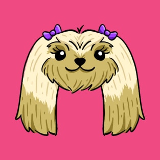 Cute mid long haired shih tzu T-Shirt