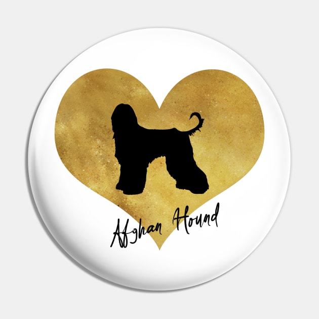 Afghan Hound Pin by erzebeth