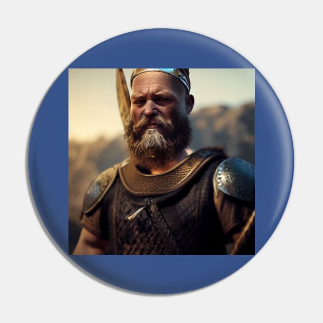 Viking Raider Pin by Grassroots Green