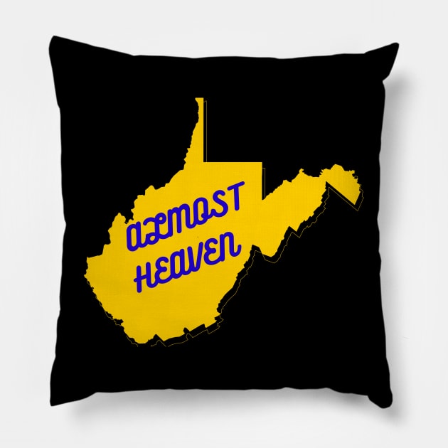 ALMOST HEAVEN WEST VIRGINIA Pillow by Pastoress Smith