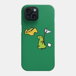 Cute hunting dino Phone Case