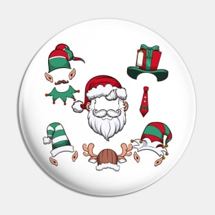 Christmas Hats Pin