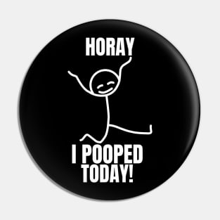 I Pooped Today #2 Pin