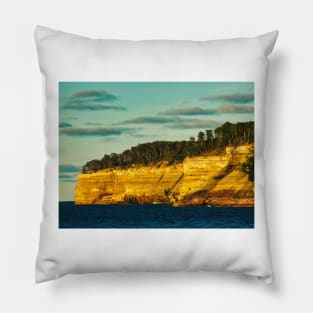 Mosquito Beach Pictured Rocks National Lakeshore Pillow