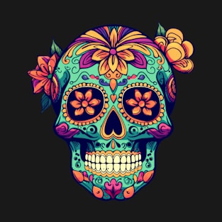 Cinco de Mayo Day Of the Dead Sugar Skull T-Shirt