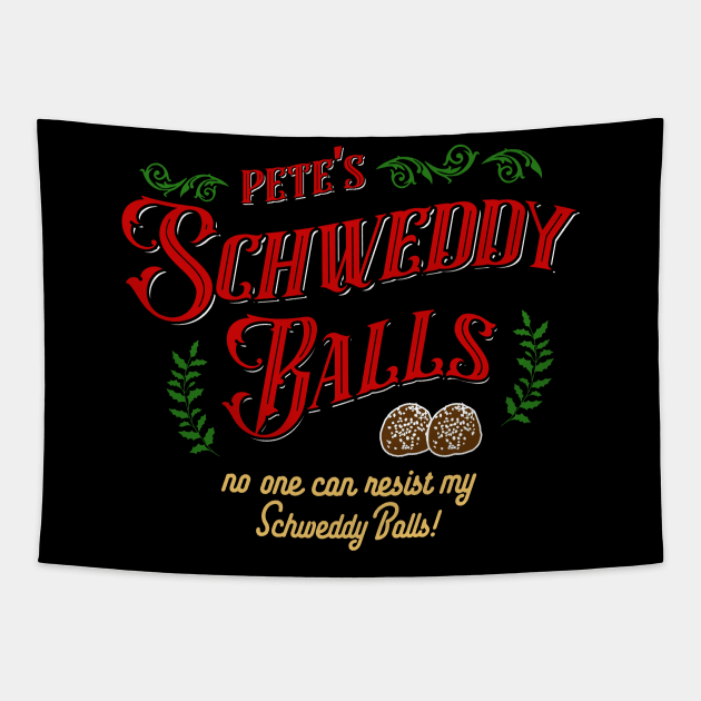 Schweddy Balls V.2 Tapestry by OniSide