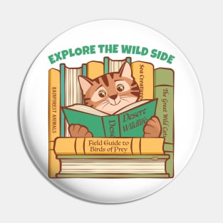 Explore the Wild Side with Books Pin