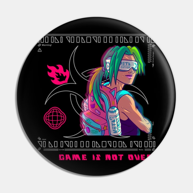 Game is not over futuristic girl gamer Pin by GirlsWhoCode