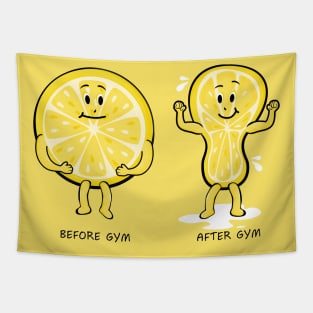 Lemon Gym Tapestry