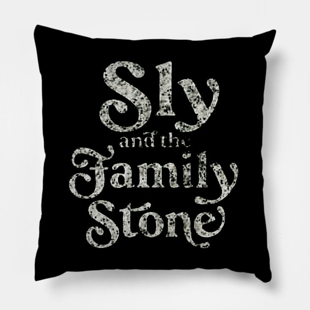 Sly & The Family Stone Pillow by  bullfarm