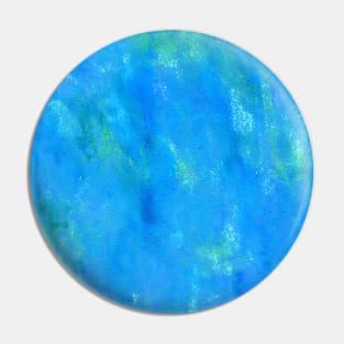 Blue and green color paint Pin