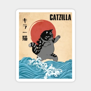 Catzilla Kaiju Magnet