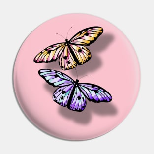 Colourful butterflies Pin