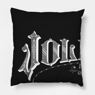 Vintage Joliet, IL Pillow