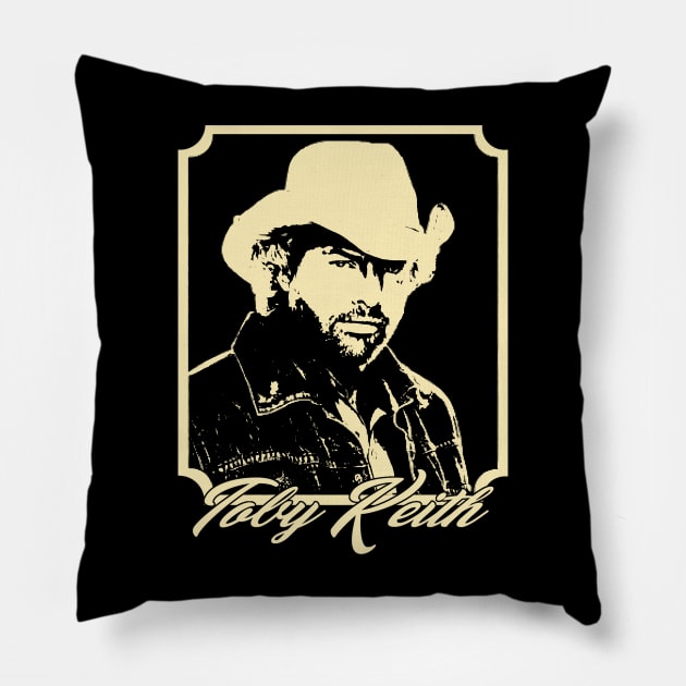 Toby Keith Classic Pillow by Amadeus Co