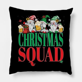 Christmas Squad Friend Family Group Matching Christmas Party Pillow