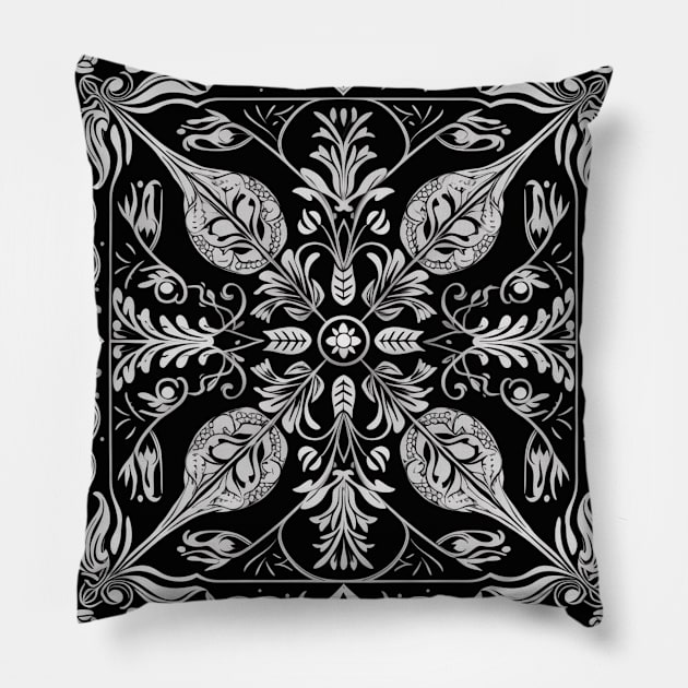 Traditional Elegance in Design Pillow by SzlagRPG