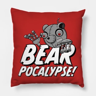 BEARPOCALYPSE! Robot Bear Pillow