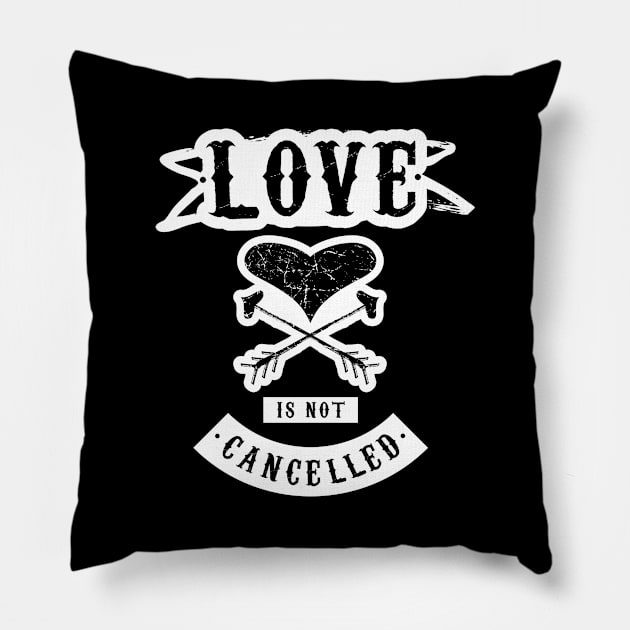 Love Is Not Cancelled v3 Pillow by Design_Lawrence