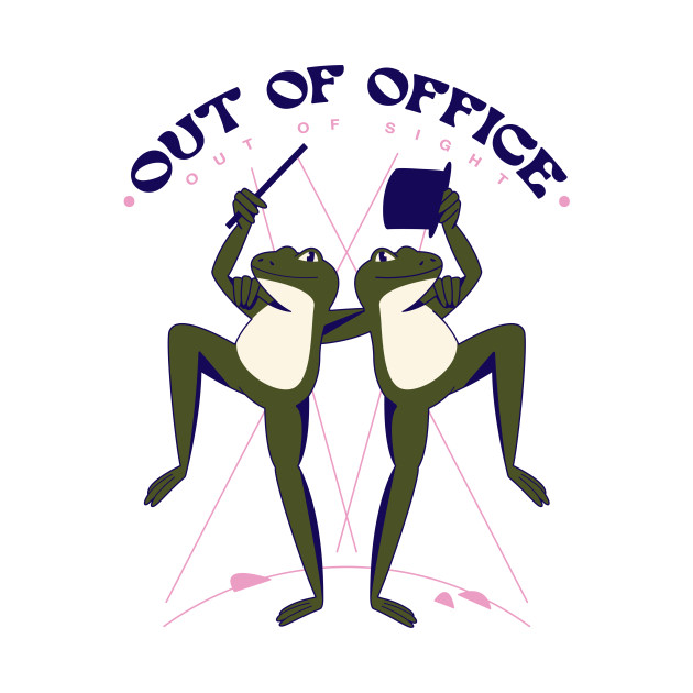 Out of Office (Front & Back) by Nora Gazzar