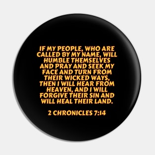 Bible Verse 2 Chronicles 7:14 Pin