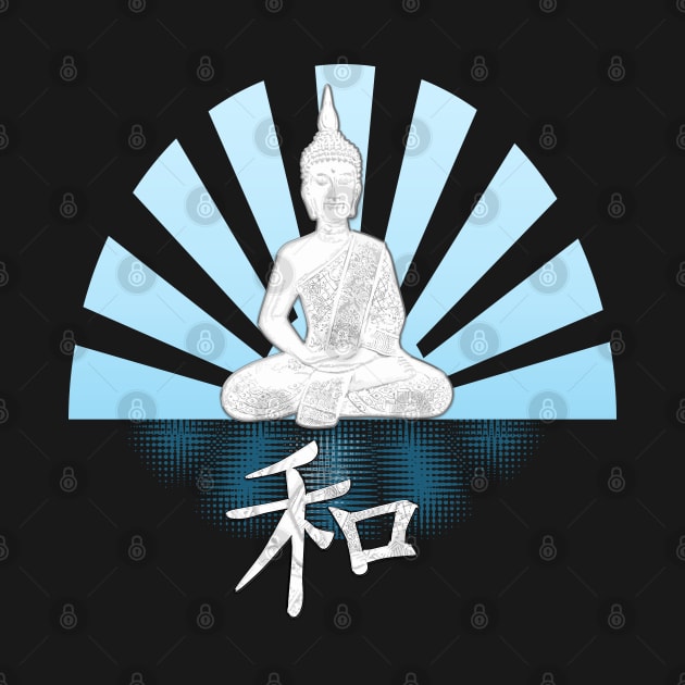 Kanji for peace Budda by kamdesigns