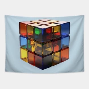 Glass Rubik's Cube Tapestry