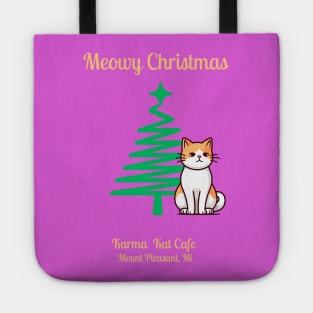 Meowy Christmas Tote