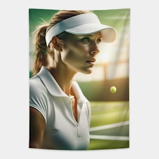 The Tennis Girl Tapestry