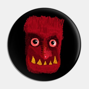 Monster Face Pin