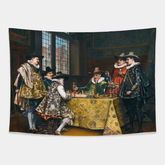 La Confrontation by Adolphe-Alexandre Lesrel Tapestry by Classic Art Stall