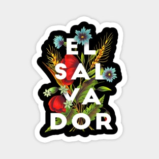 El Salvador Proud Flag, El Salvador gift heritage, Salvadorian girl Boy Friend Salvadoreño Magnet