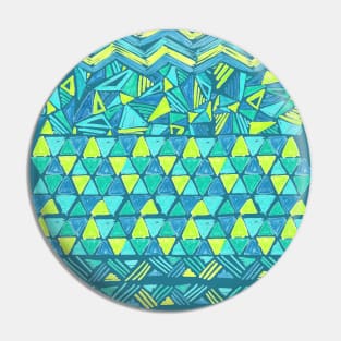 Geometric Patterns - Funky Christmas Pin