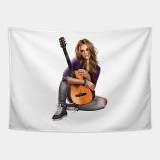 guitarist girl Tapestry