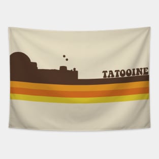 70s Retro Tatooine Tapestry