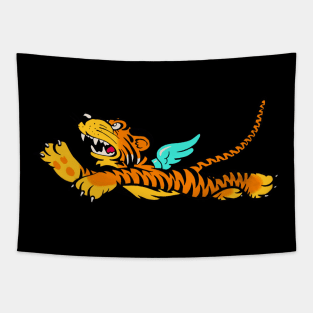 Flying Tigers Tiger Logo Tapestry