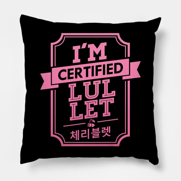 Certified CHERRY BULLET LULLET Pillow by skeletonvenus