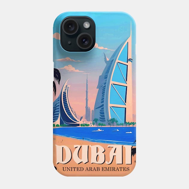 Dubai - United Arab Emirates Phone Case by AbundanceSeed
