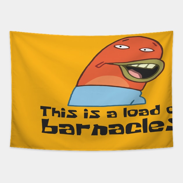 This is a Load of Barnacle Tapestry by Leeker Shop