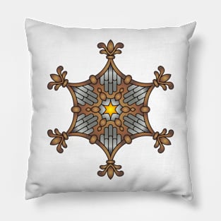 Inspirational MANDALA T-SHIRT MANDALA 296 color Pillow