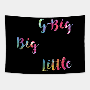 Tie Dye Big Little Tapestry