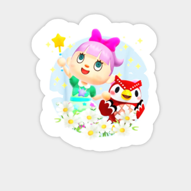 Animal Crossing New Horizons Villager Celeste Portrait Animal Crossing New Horizons Villager Aufkleber Teepublic De