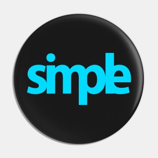 Simple (blue) Pin