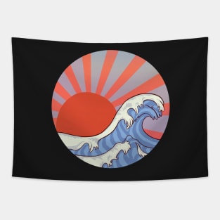 beach summer sun Tapestry