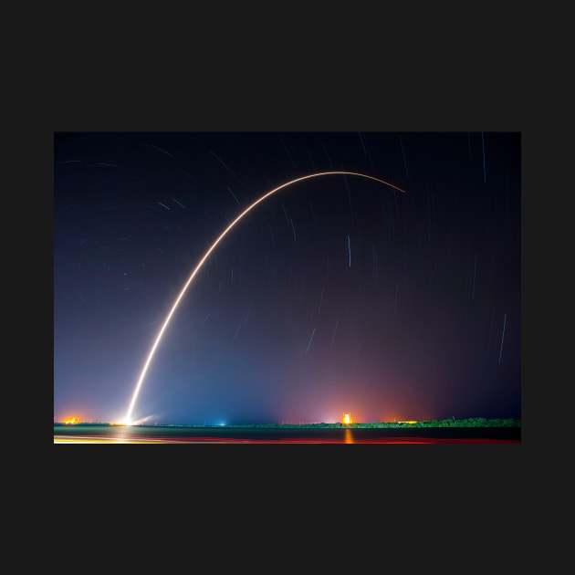 Falcon 9 rocket launch by SpaceX, 2016 (C031/1223) by SciencePhoto